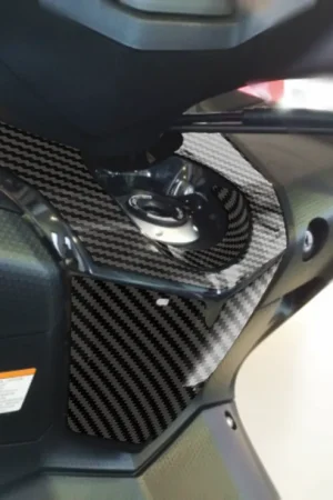 Ambachtelijk PRINT - PROTECTIVE FLAT KIT IN CRISTAL 3M CARBON - Accessories - Geschikt voor Yamaha Xp 530